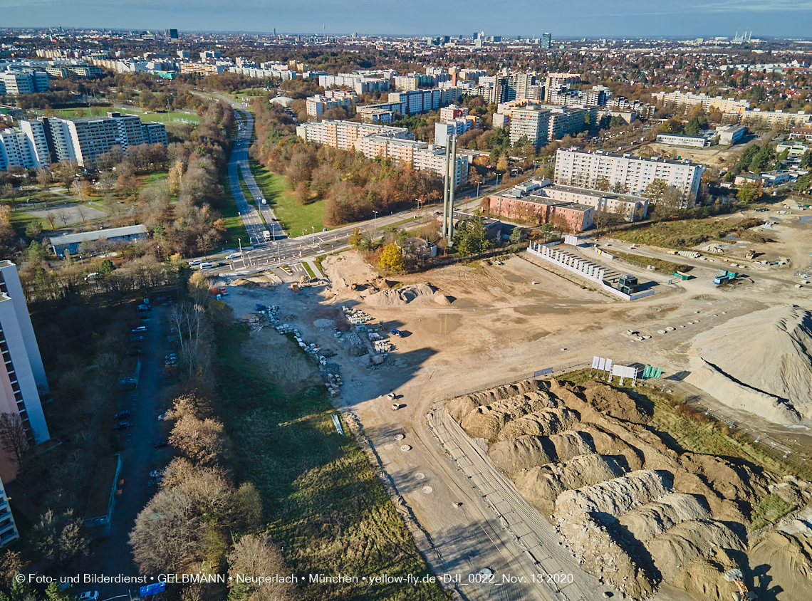 13.11.2020 - Piederstorfer Gelände und Alexisqaurtier am Karl-Marx-Ring in Neuperlach 13.11.2020 - Piederstorfer Gelände und Alexisqaurtier am Karl-Marx-Ring in Neuperlach